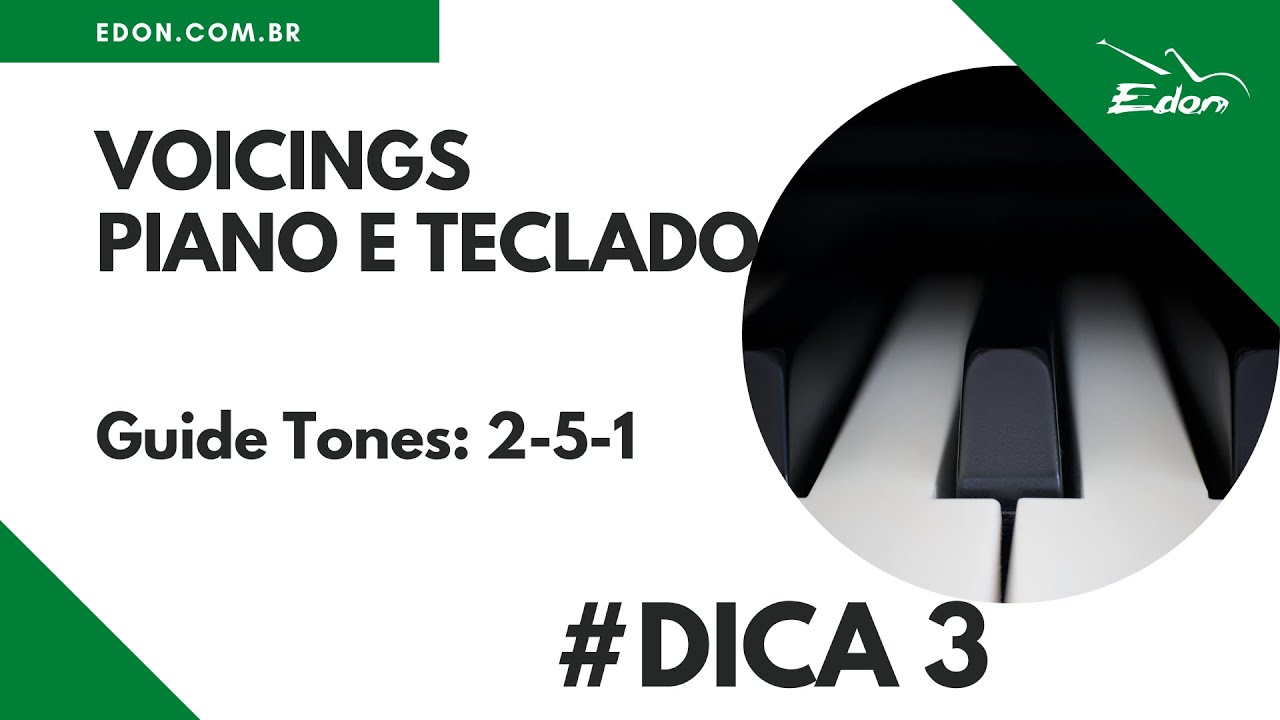 Guide Tones II-V-I – Voicings Piano e Teclado – CURSOSEDON