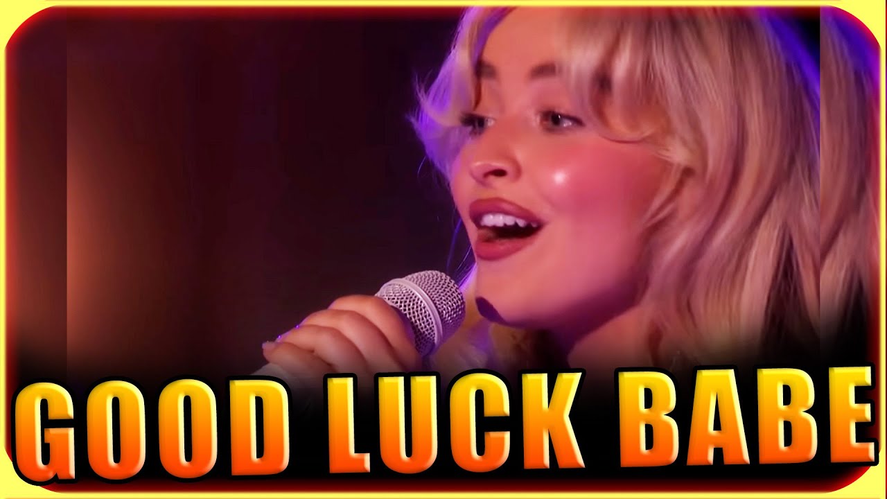 SABRINA CARPENTER Good Luck Babe LIVE LOUNGE Chappell Roan