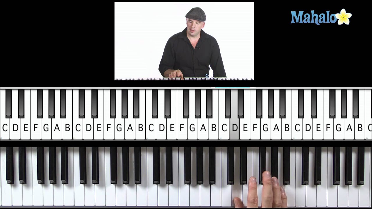 Learn Piano HD: How to Play I, IV, V Progression (Right Hand) in G on Piano